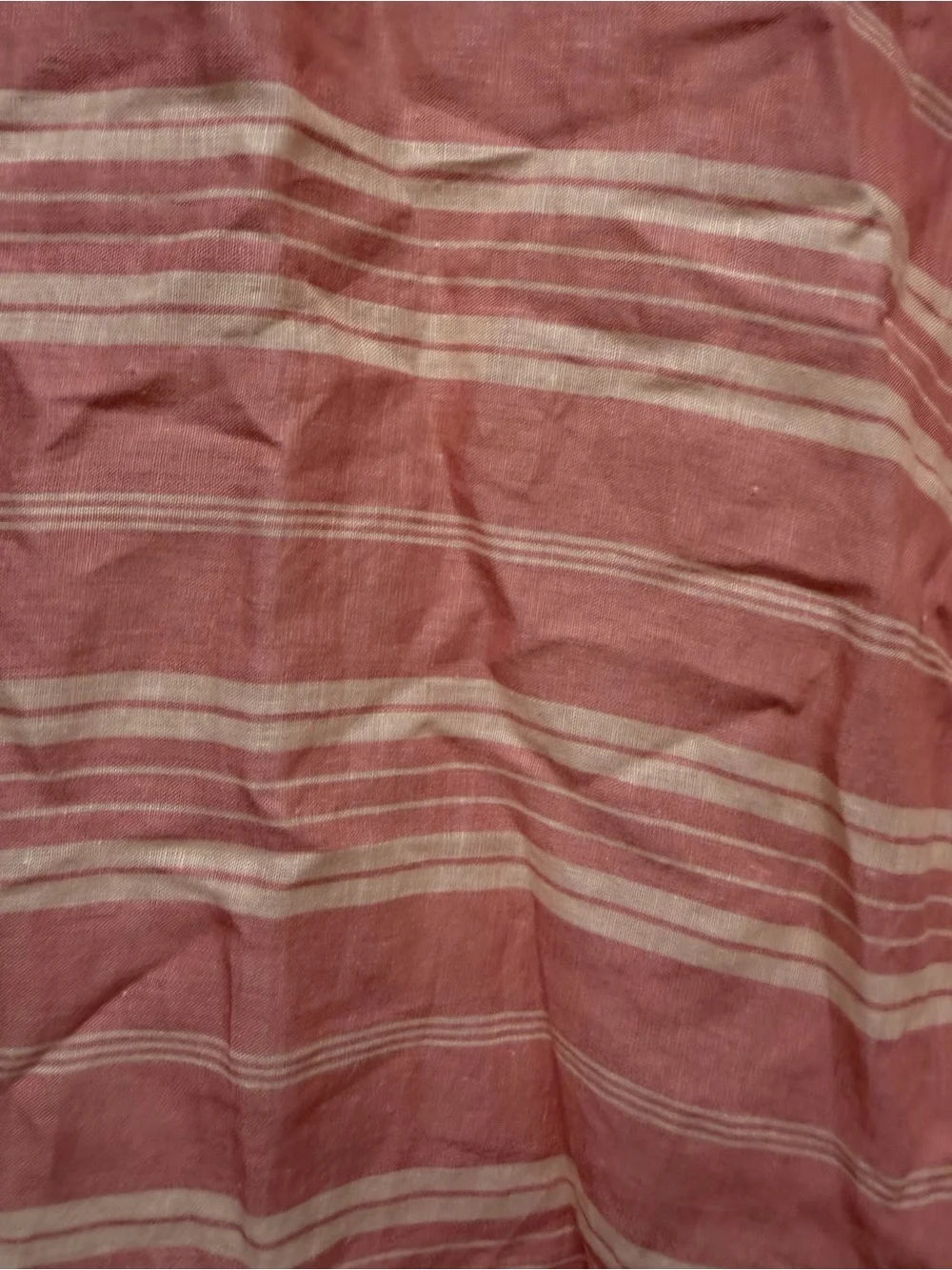 Zimmerman Kids Hooded Poncho Top in Dusty Pink Stripe 10